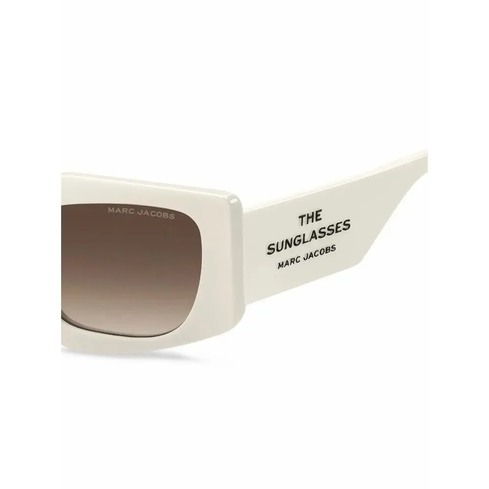 NEW!! Marc Jacobs MARC774/S SZJHA White Frame Cat Eye Sunglasses Authentic - Picture 8 of 10